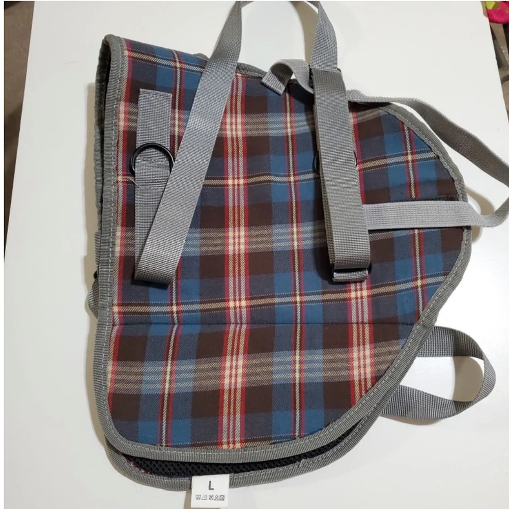 Plaid Dog Harness Walk Assist - Picture 5 of 8